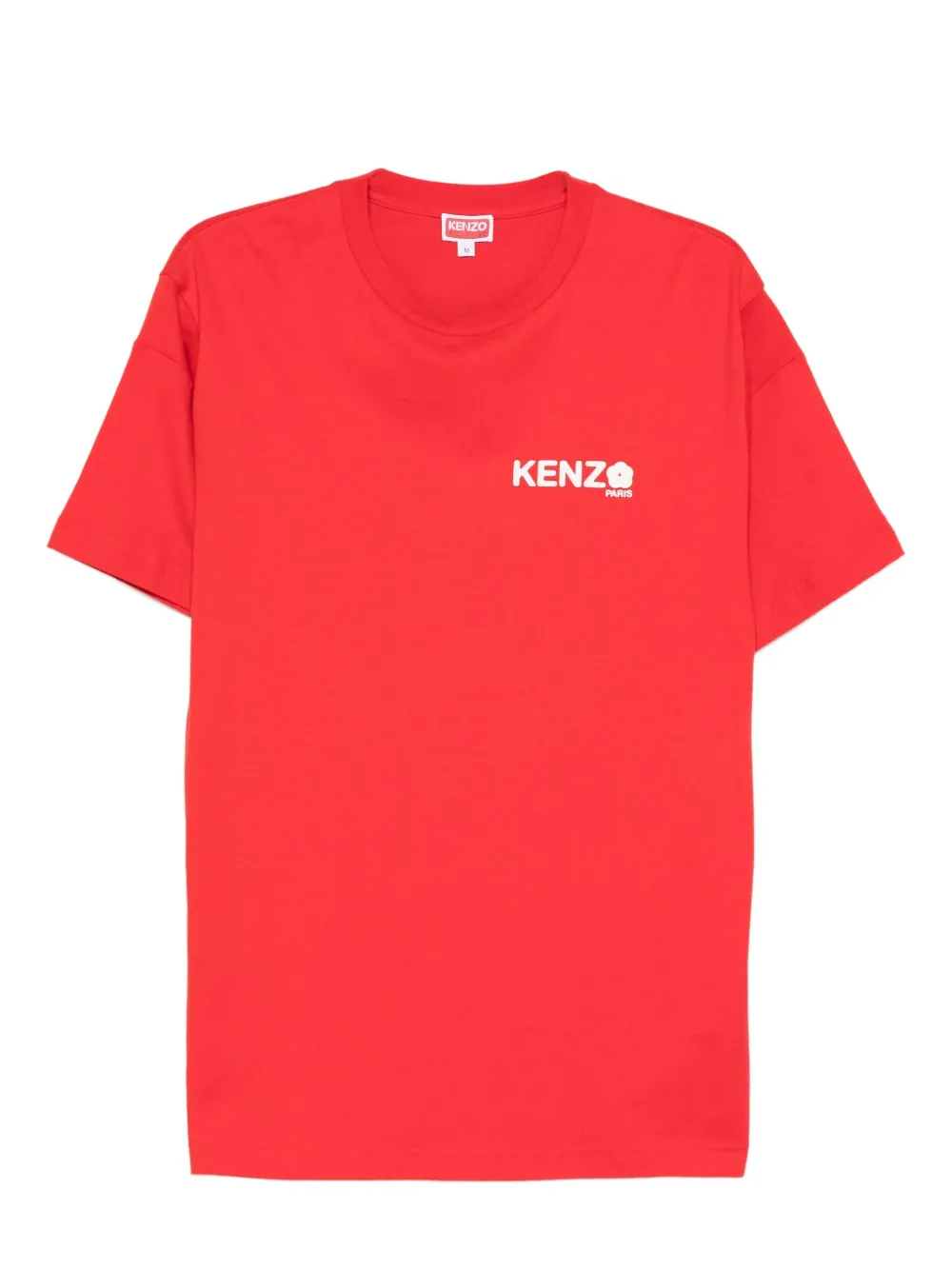 Kenzo Crew Neck T-shirt Short Sleeves In Red