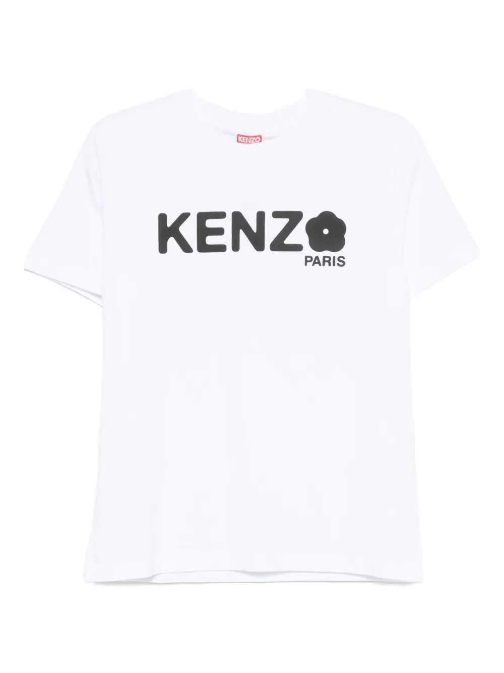 Kenzo Loose T-shirt Organic Cotton Crew Neck In White