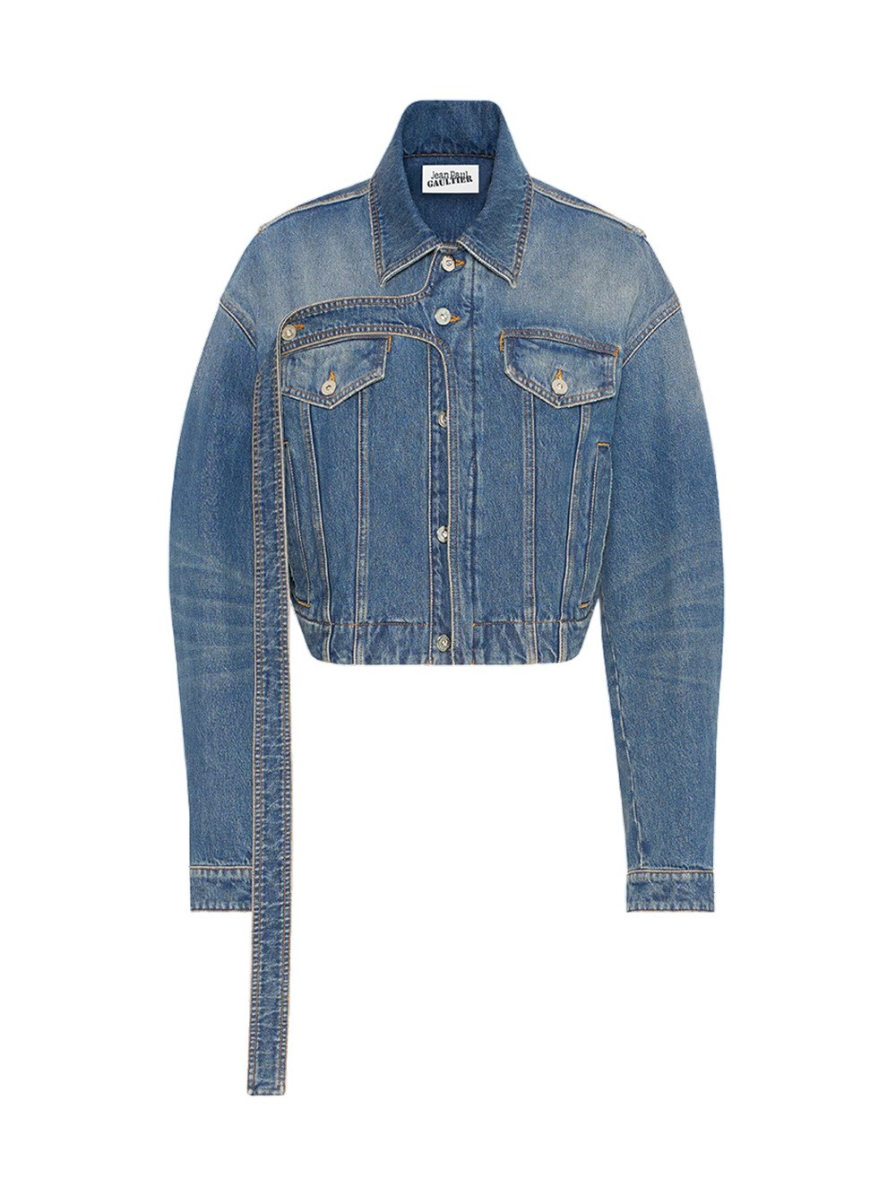 Jean Paul Gaultier Women Oversized Denim Jacket In Blue