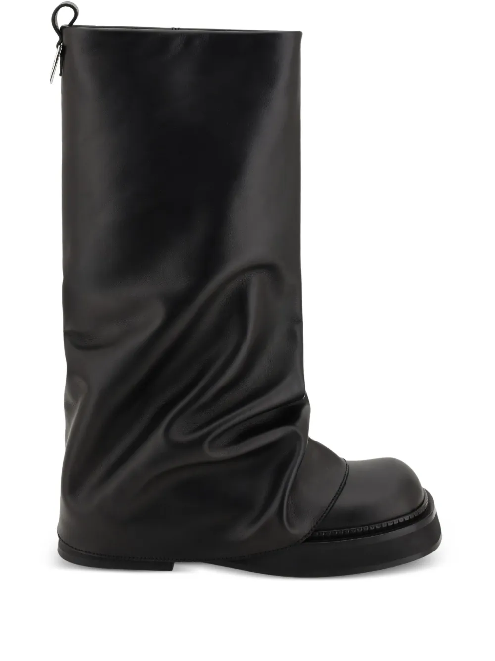 Attico Robin Combat Boots In Black