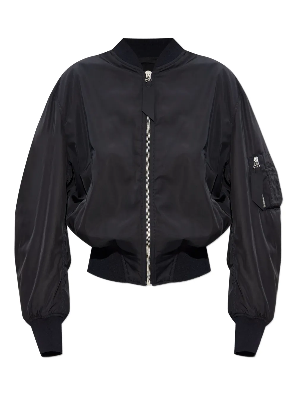 Attico Anja Bomber Jacket In Black