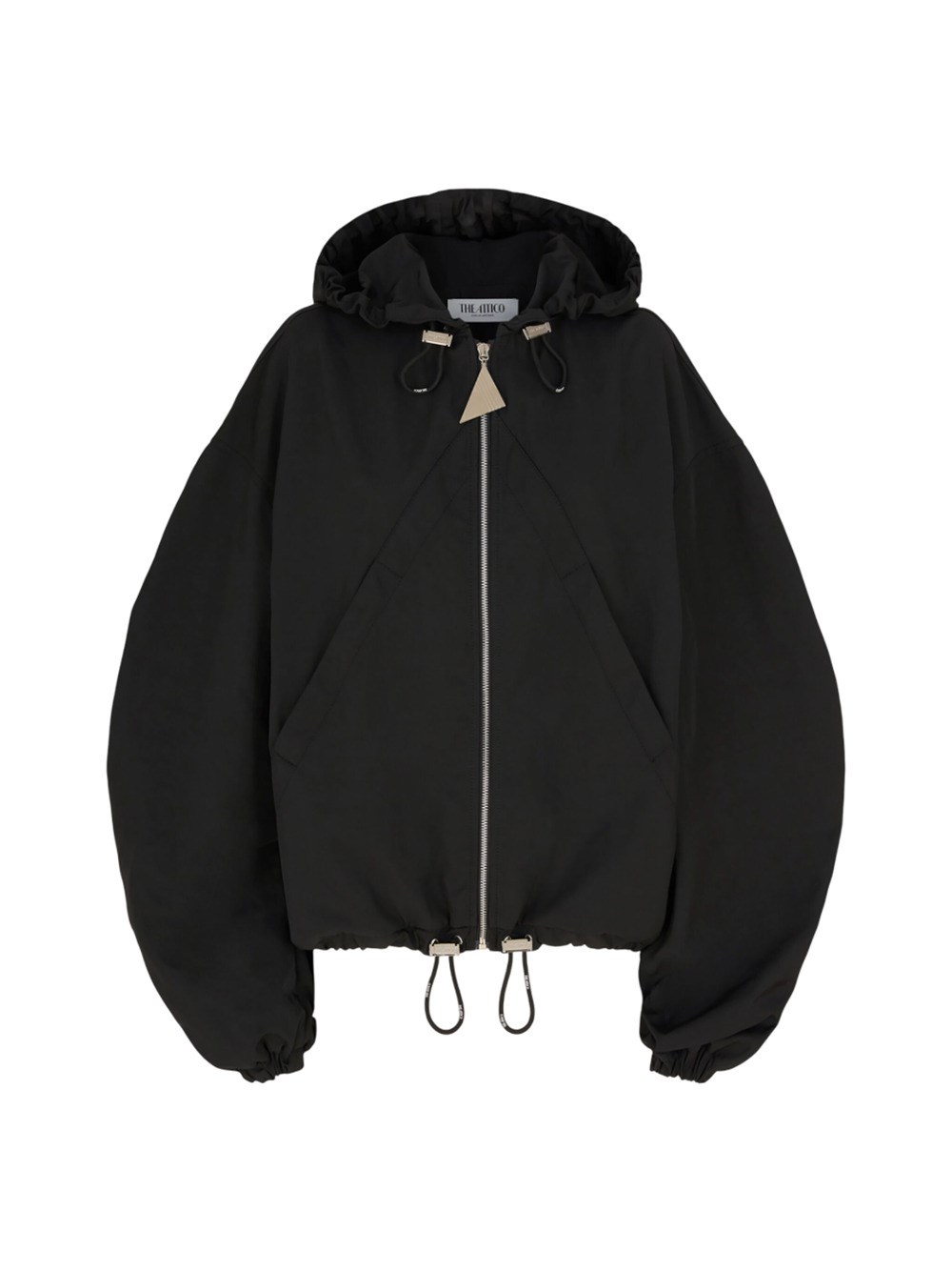 Attico Black Bomber Jacket