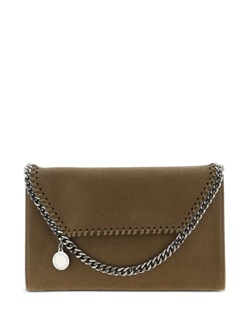 Stella Mccartney Falabella Shaggy Shoulder Bag In Green