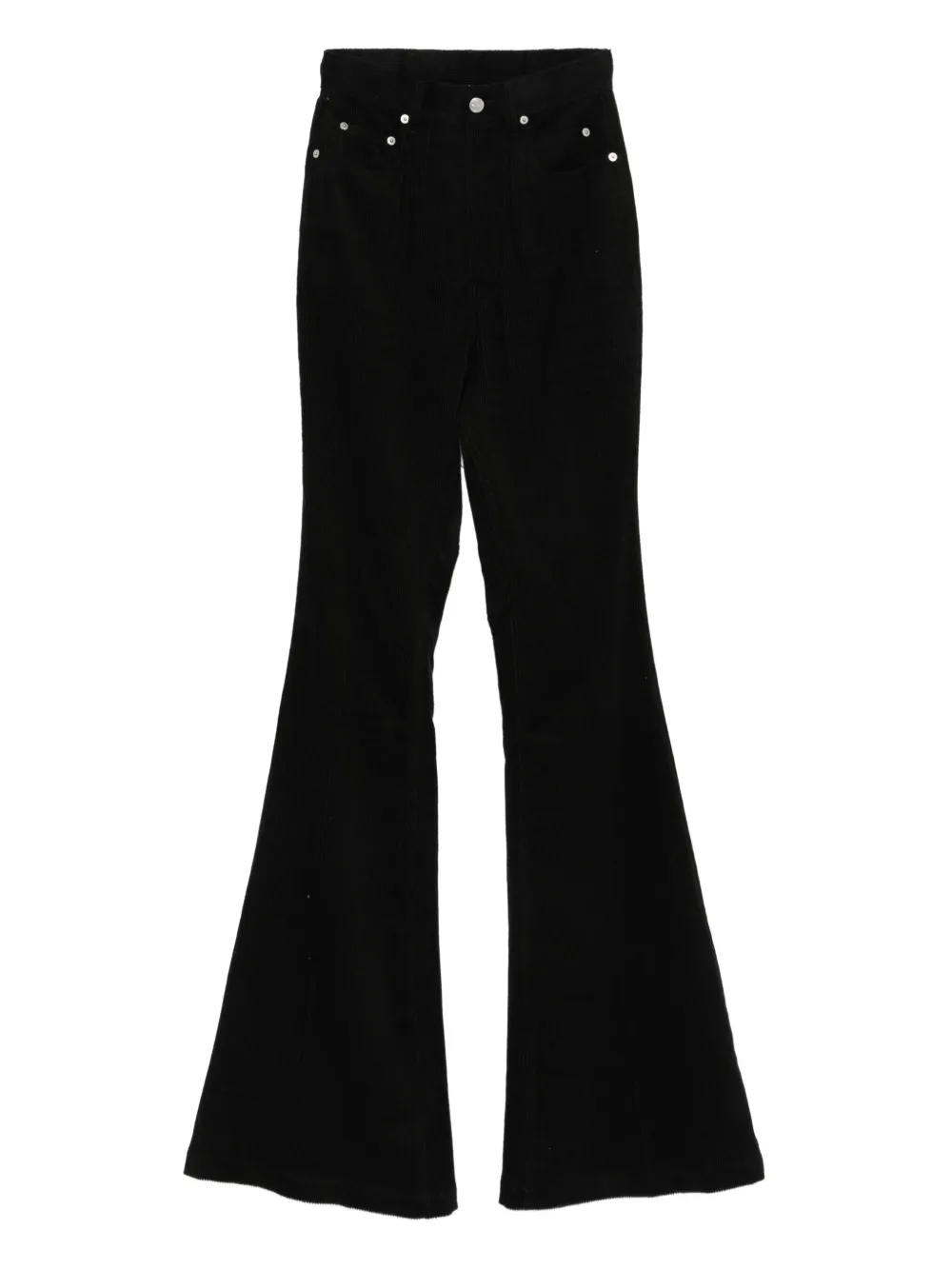 Rick Owens Flared Jeans In Black