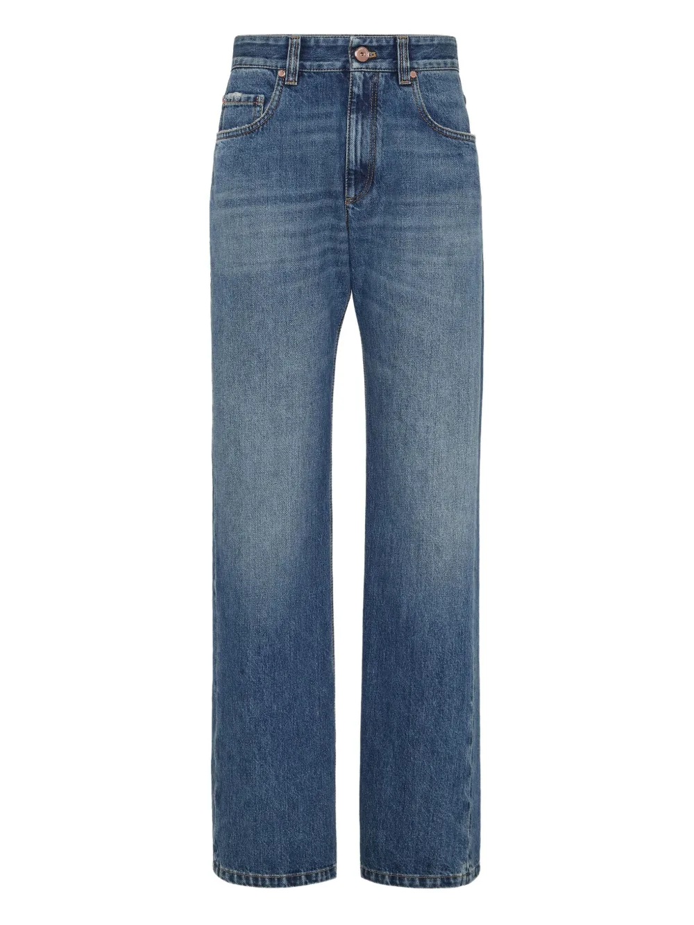 Brunello Cucinelli Cotton Jeans In Blue
