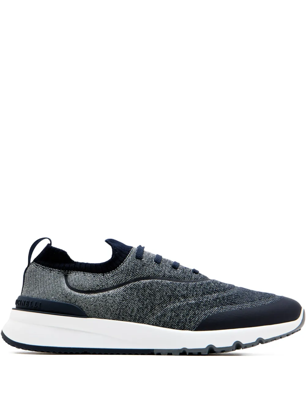 Brunello Cucinelli Lace-up Sneakers In Blue
