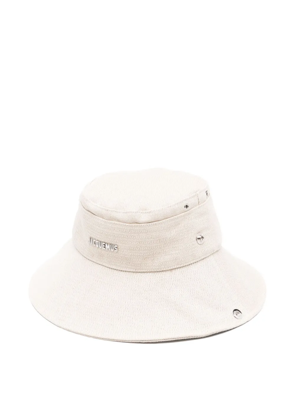 Jacquemus Le Bob De-nimes Bucket Hat In White