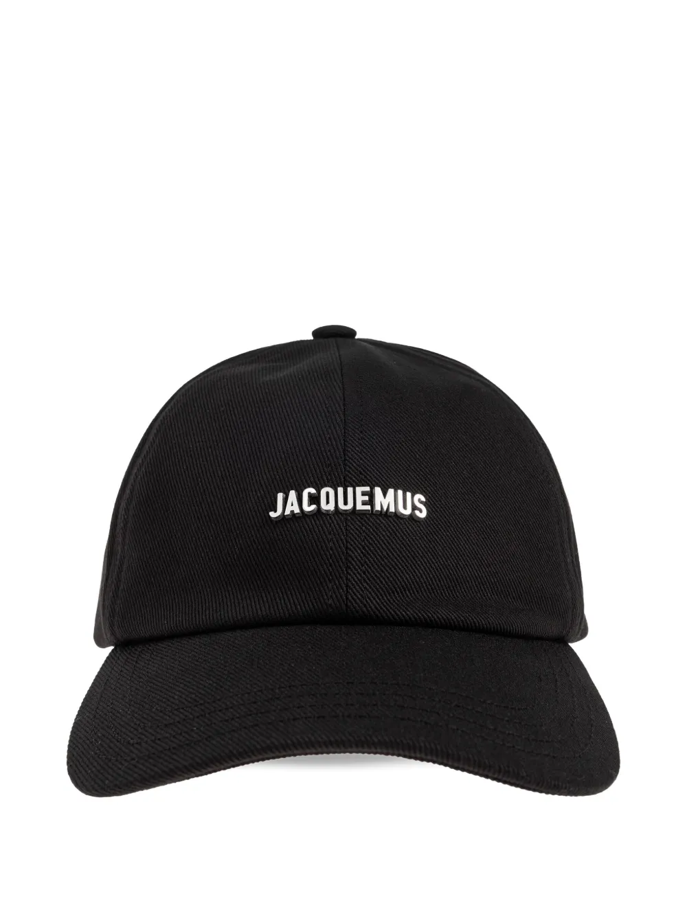 Jacquemus The Gadjo Baseball Cap With Logo Appliqué In Black