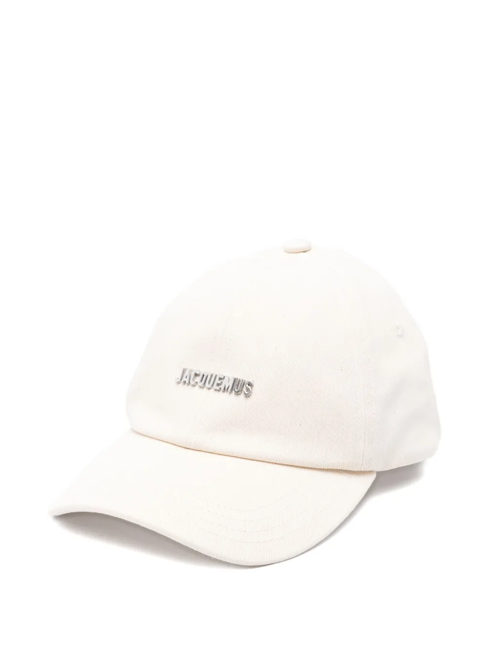 Jacquemus Logo Baseball Cap In White