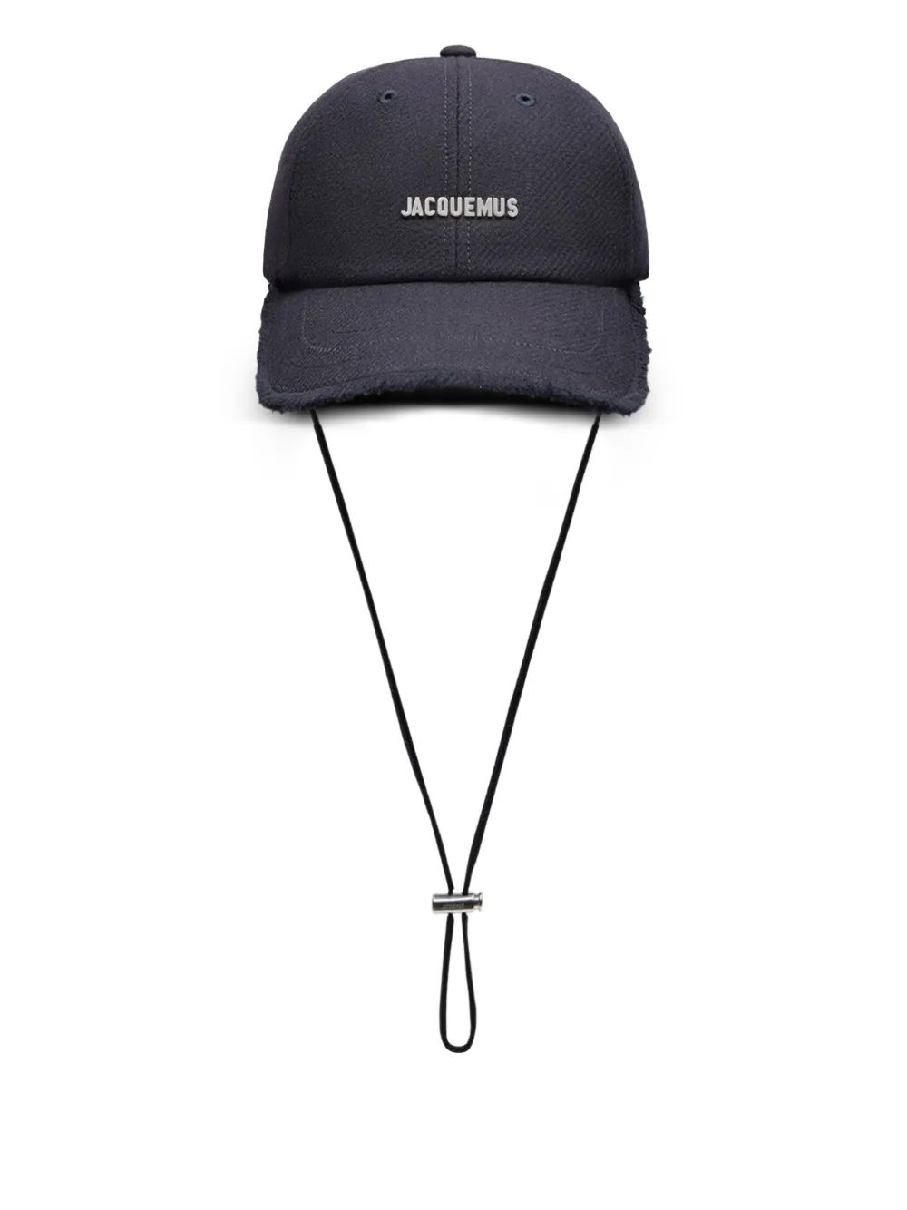 Jacquemus Artichaut Baseball Cap With Distressed Brim In Blue