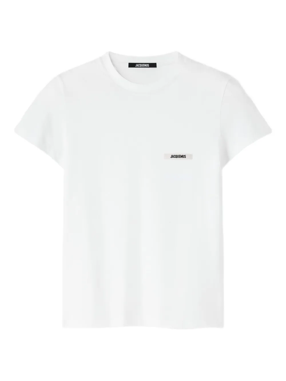 Jacquemus Relaxed-fit Cotton T-shirt With Subtle Logo In White