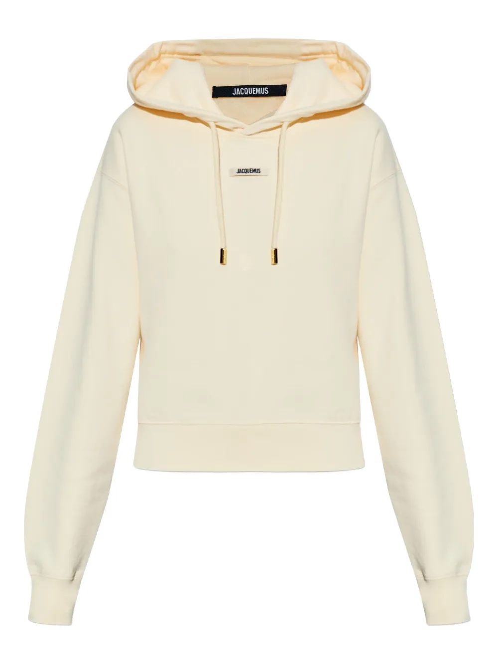 Jacquemus Logo Hoodie In Nude