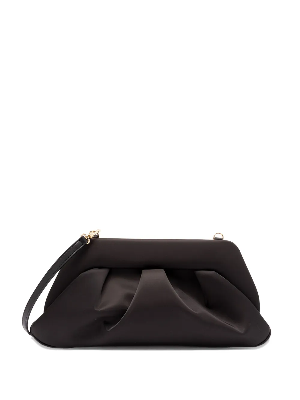 Themoire' Emera Clutch With Gathered Detail In Black