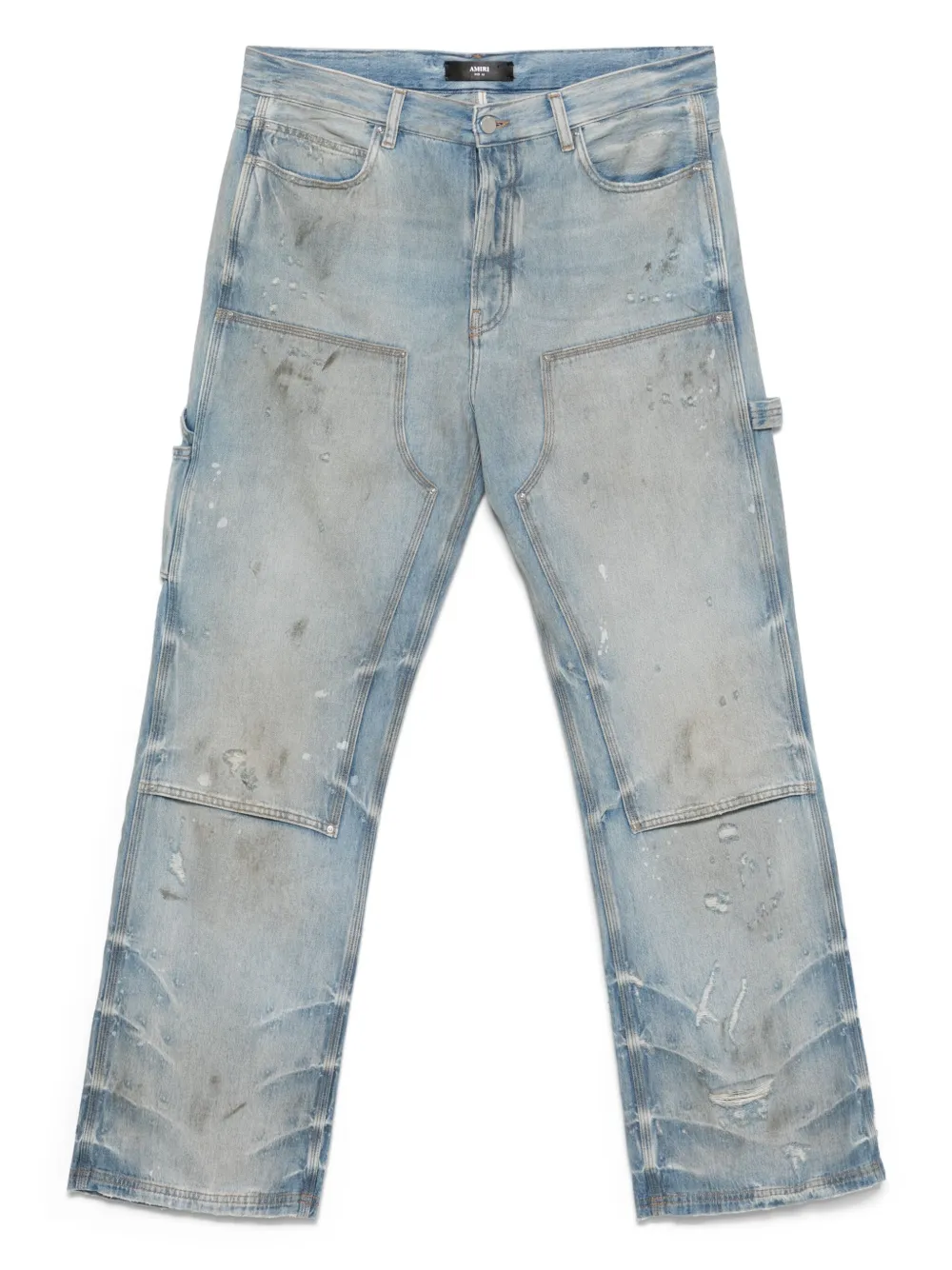 Amiri Straight-leg Jeans In Blue