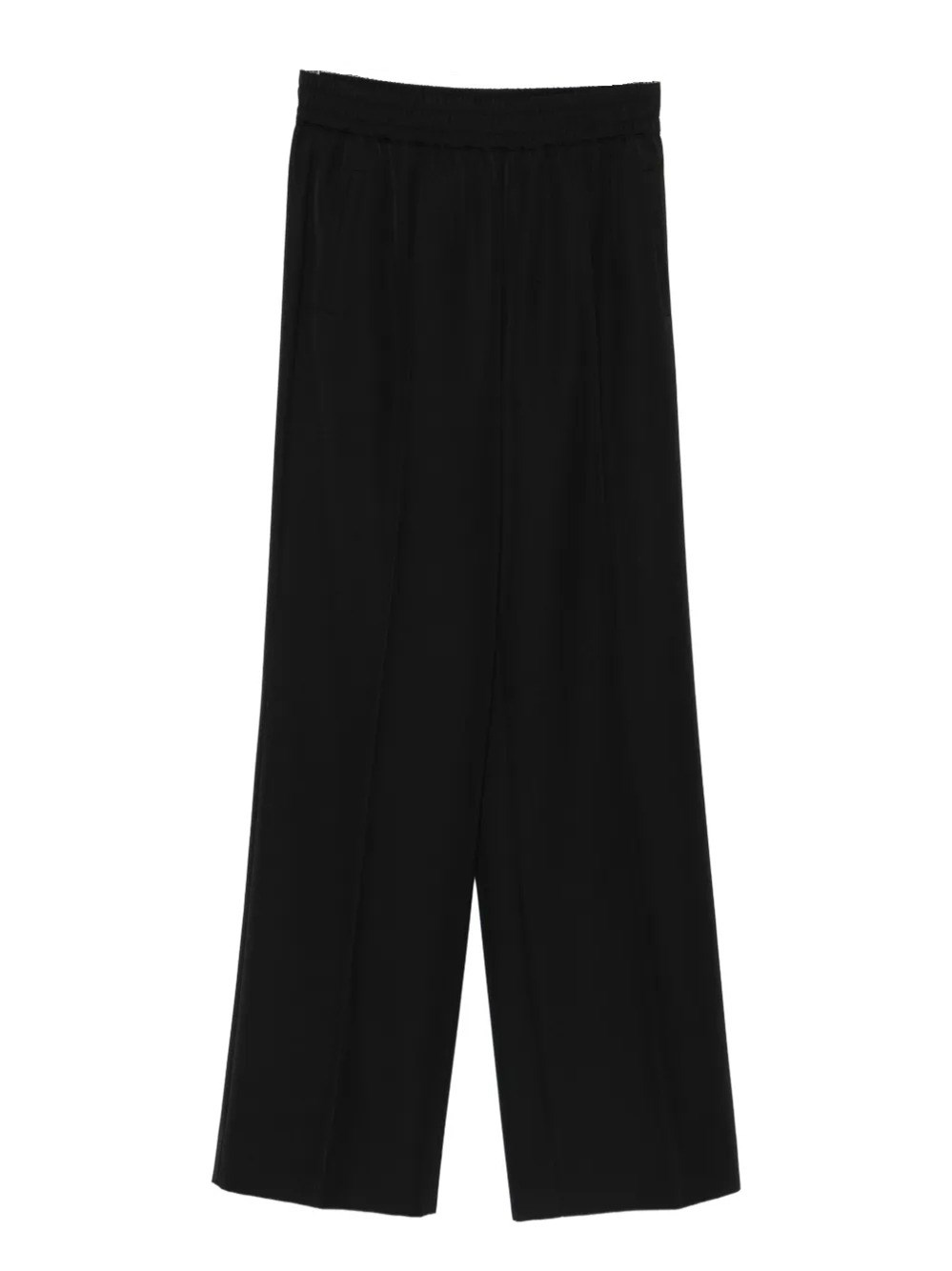 Dolce & Gabbana Straight-leg High Waist Trousers With Wide Leg In Black