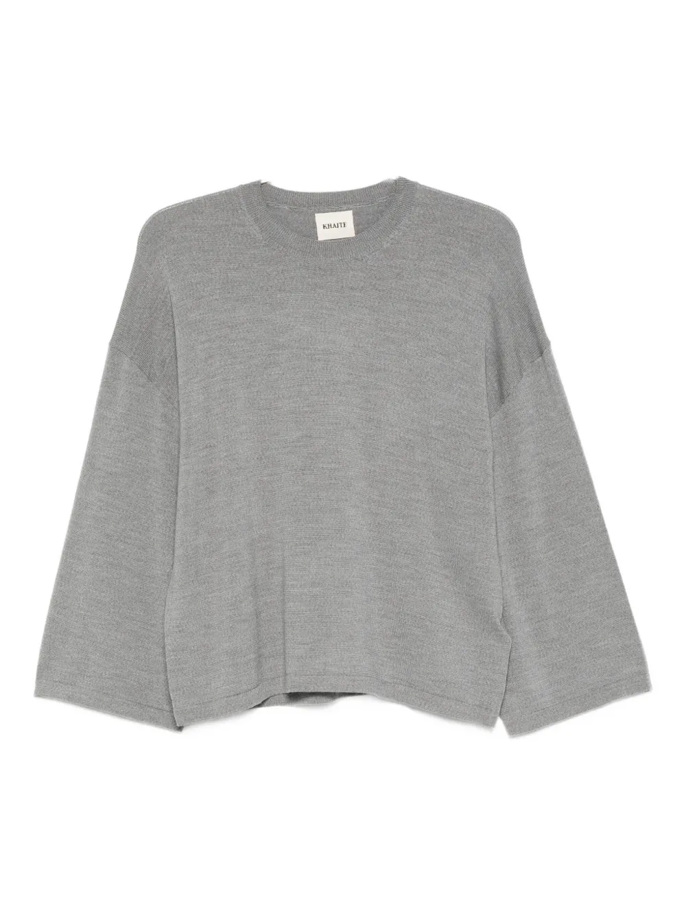 Khaite Darcy Wool Sweater In Gray