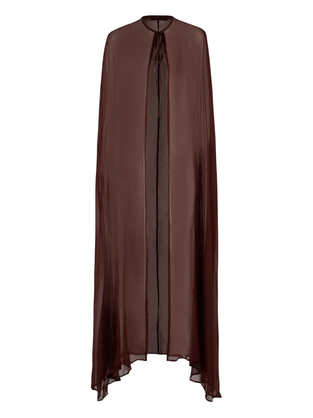 Raquel Diniz Silk Cape In Multi