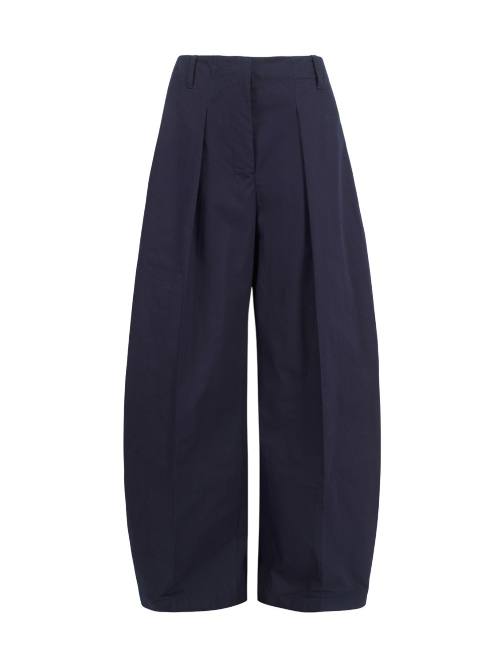 Jacquemus Le Pantalon Ovalo Pleated Wide-leg Trousers In Black