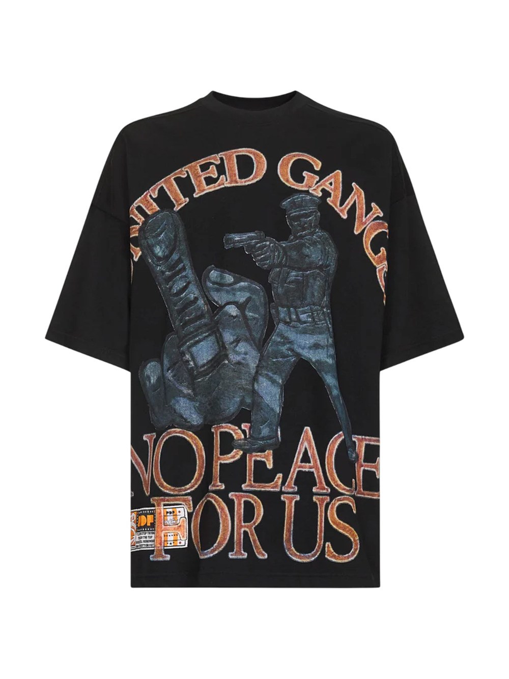 Pdf Black Cotton The Boy White Flake T-shirt In Black