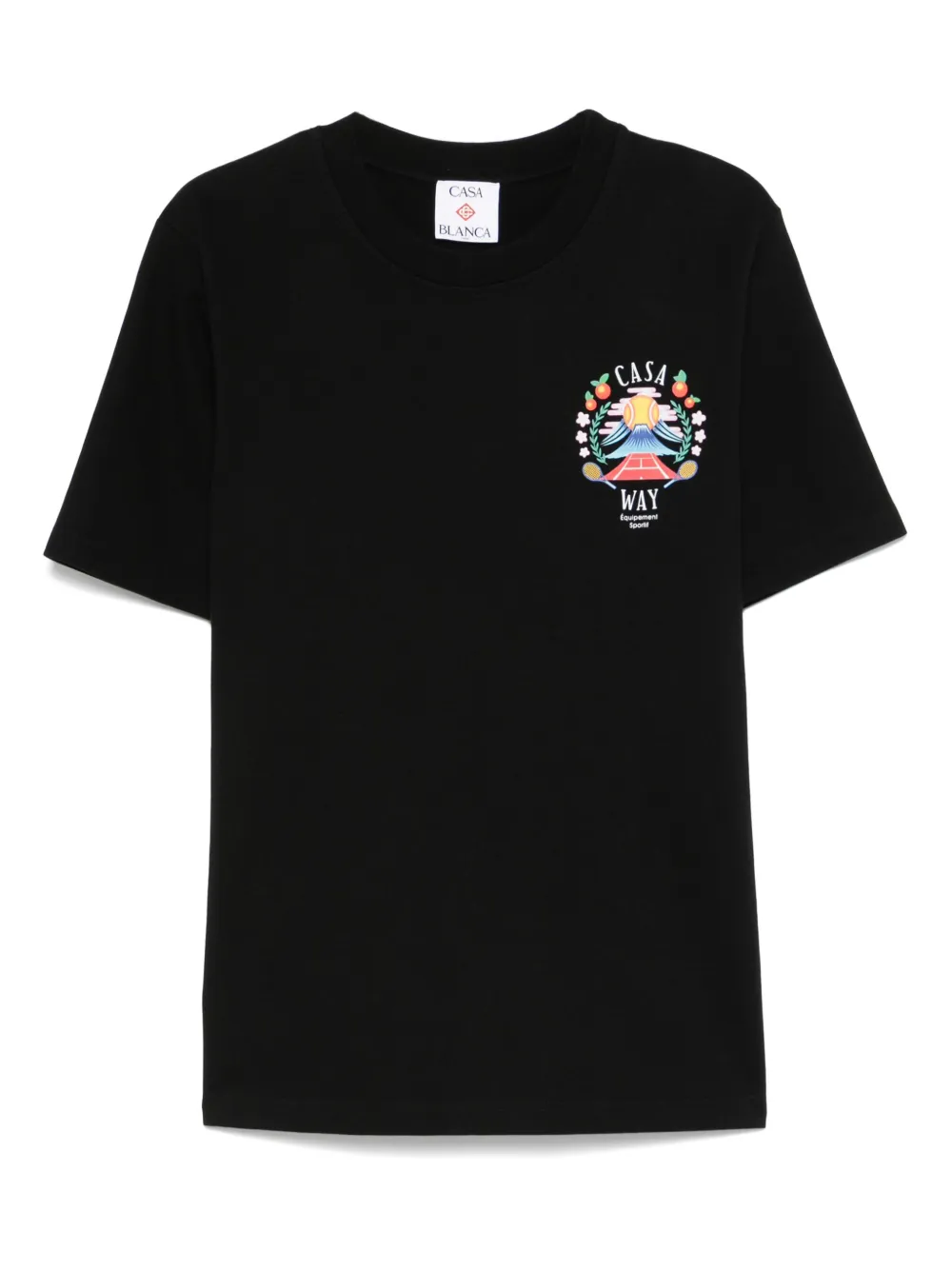 Casablanca Casa Way Mountain Tshirt In Black