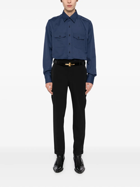 tom ford Military-style shirt available on