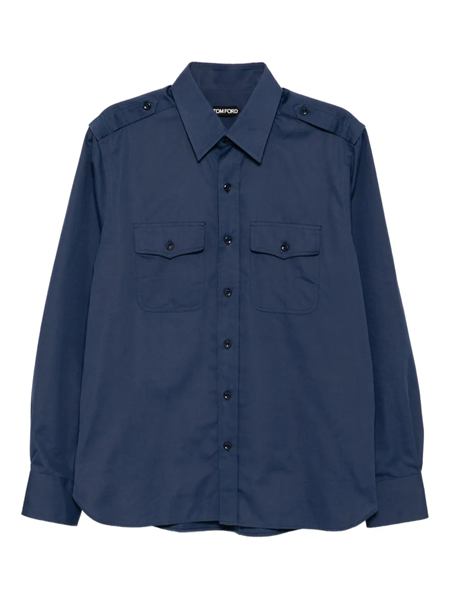 tom ford Military-style shirt available on