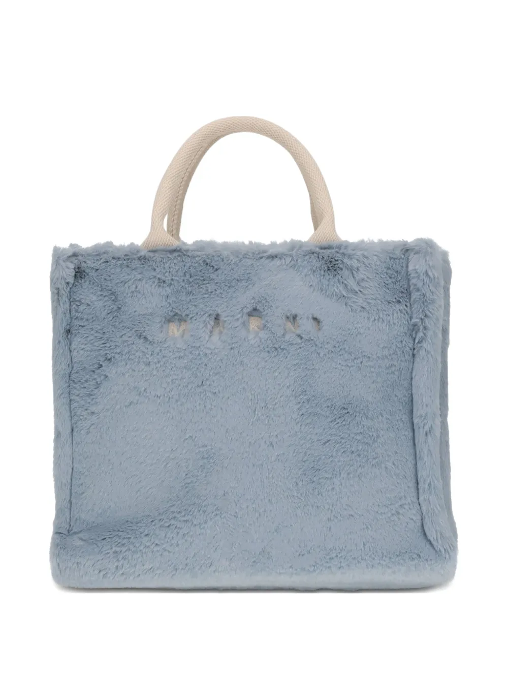 Marni Women Small Basket Tote Bag In Blue