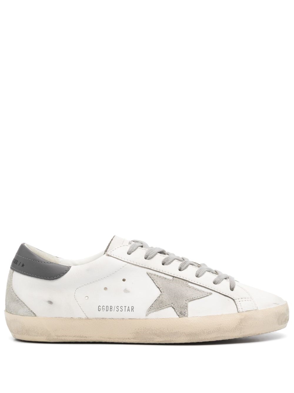 Golden Goose Deluxe Brand Men Super-star Classic With Spur Leather Low-top Sneakers In White