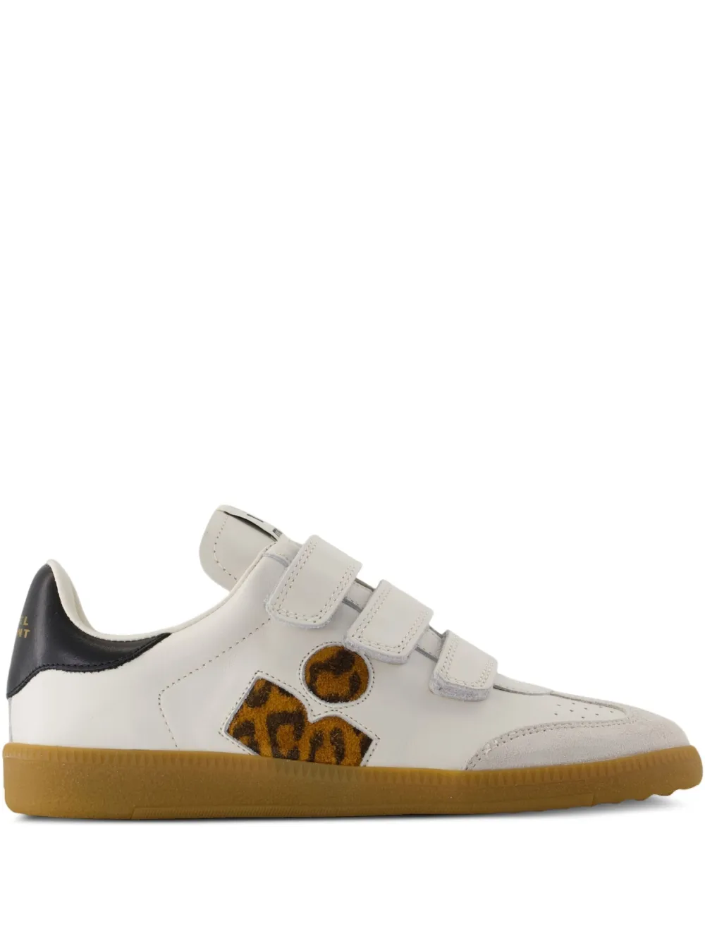 Isabel Marant Beth Leather Sneakers In White