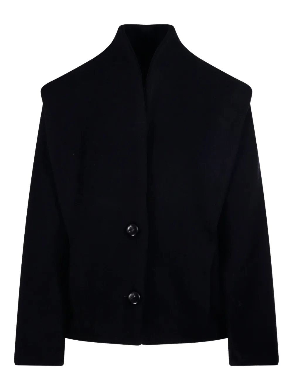 Isabel Marant Dyogo Padded Coat With Buttons In Black