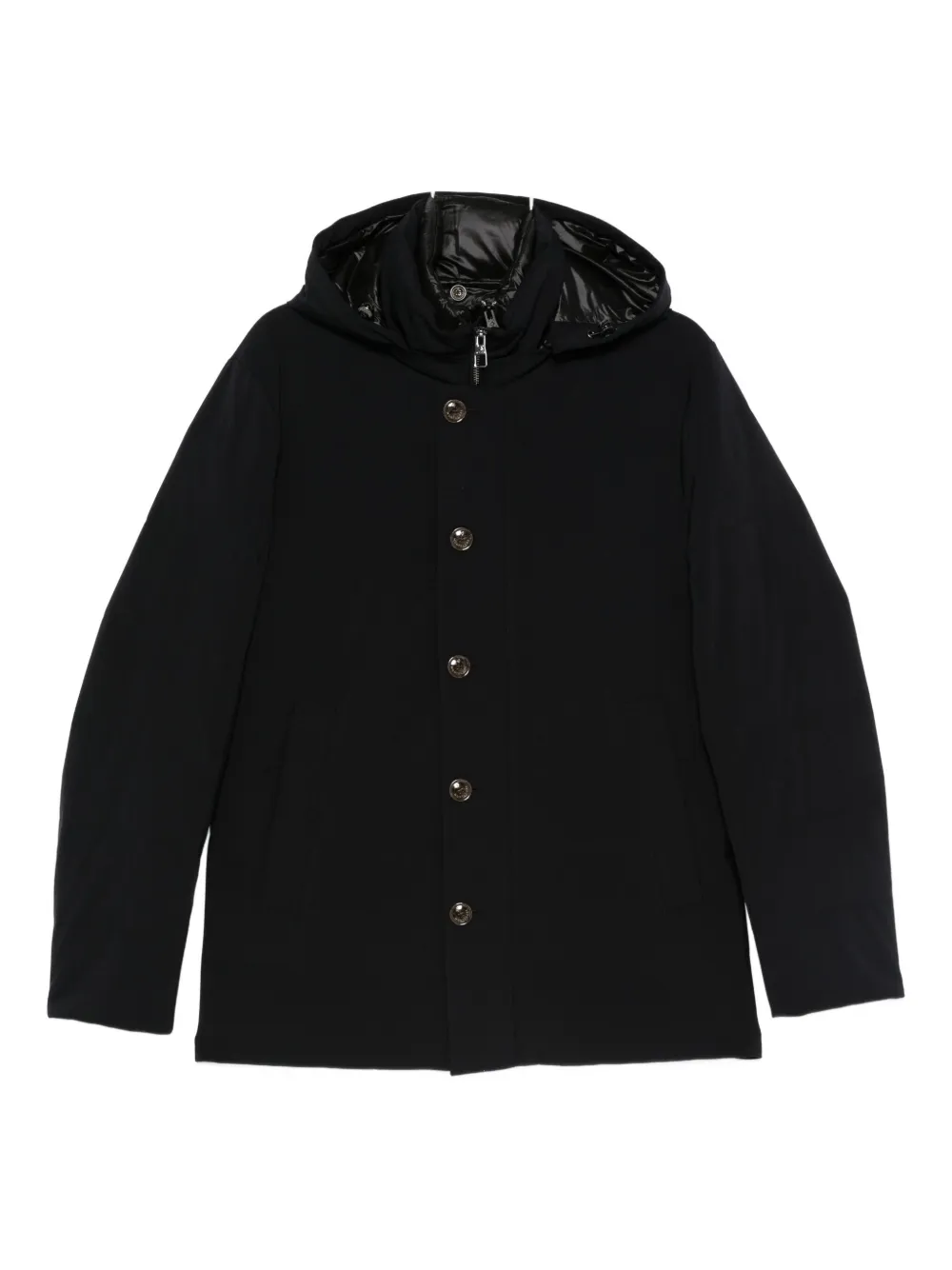 Montecore Hooded Padded Jacket In Black