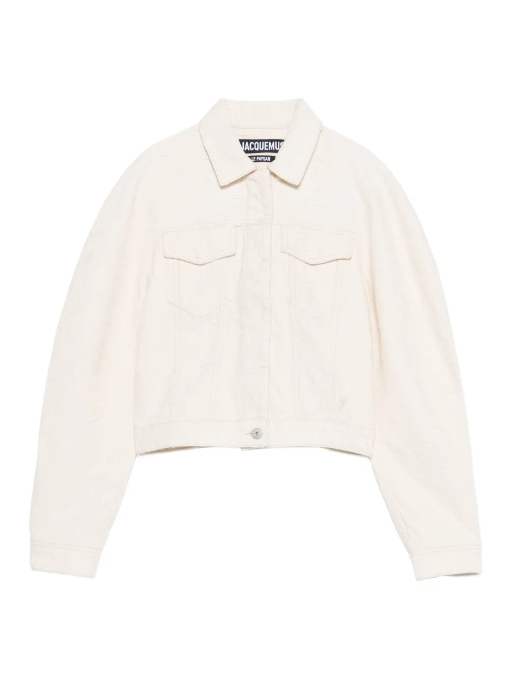 Jacquemus Women La Veste De-nimes Denim Jacket In White