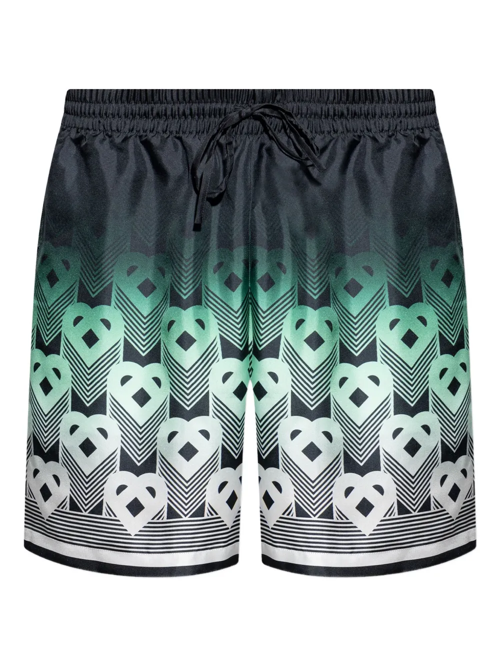 Casablanca Geometric Patterned Knee Length Shorts In Multi