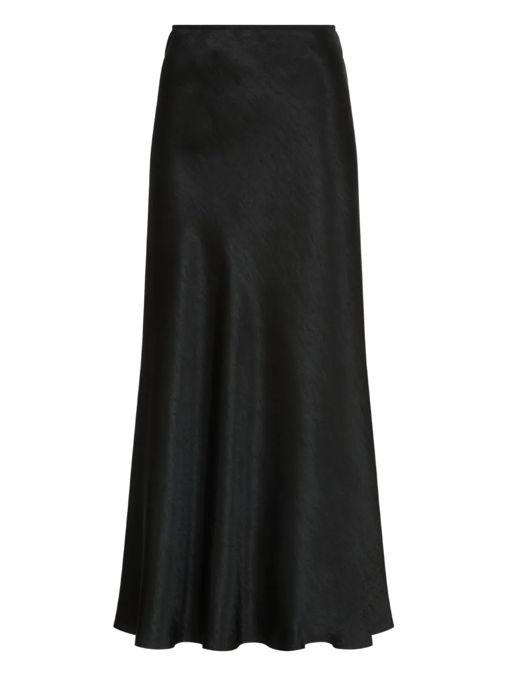 Maison Margiela Midi-length Flared Hem Skirt In Acetate In Black