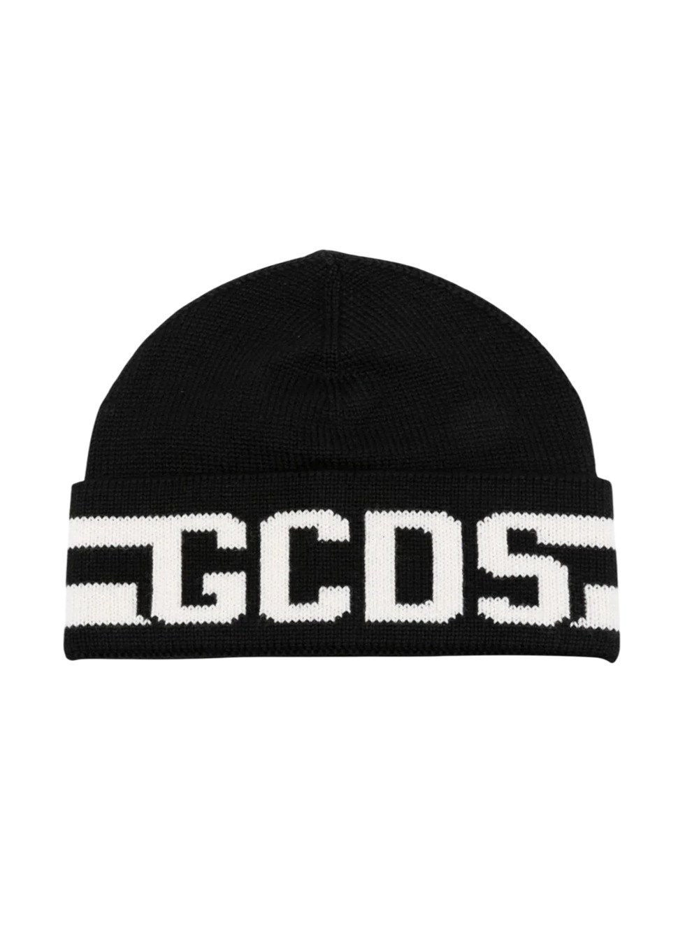 Gcds Wool Beanie In Black