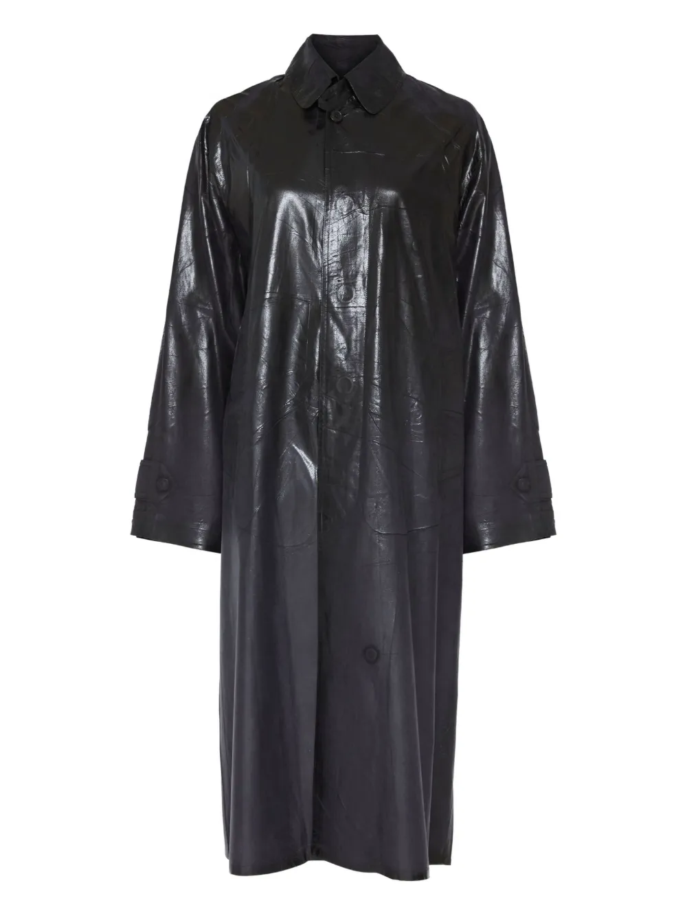 Maison Margiela Stylish Raincoat Flap Pockets In Black