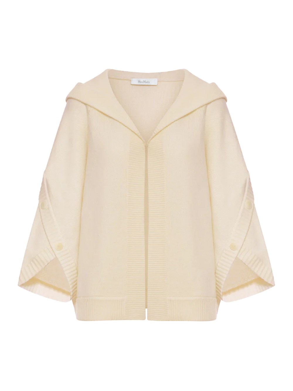 Max Mara Wool And Cashmere Cardigan In Brown