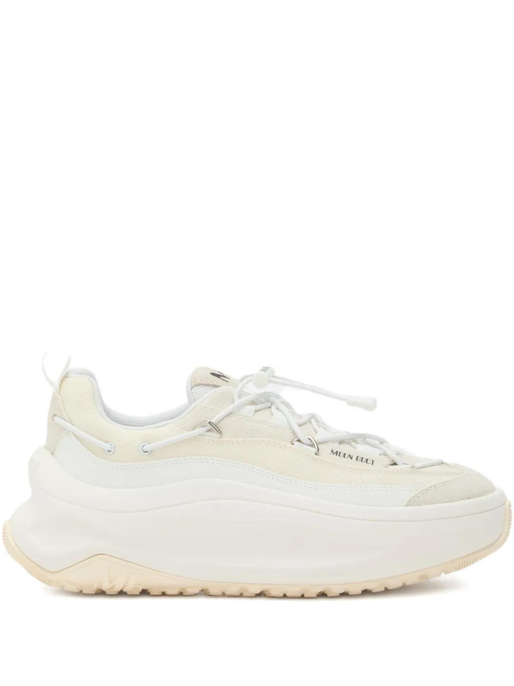 Moon Boot Logo Sneakers In White