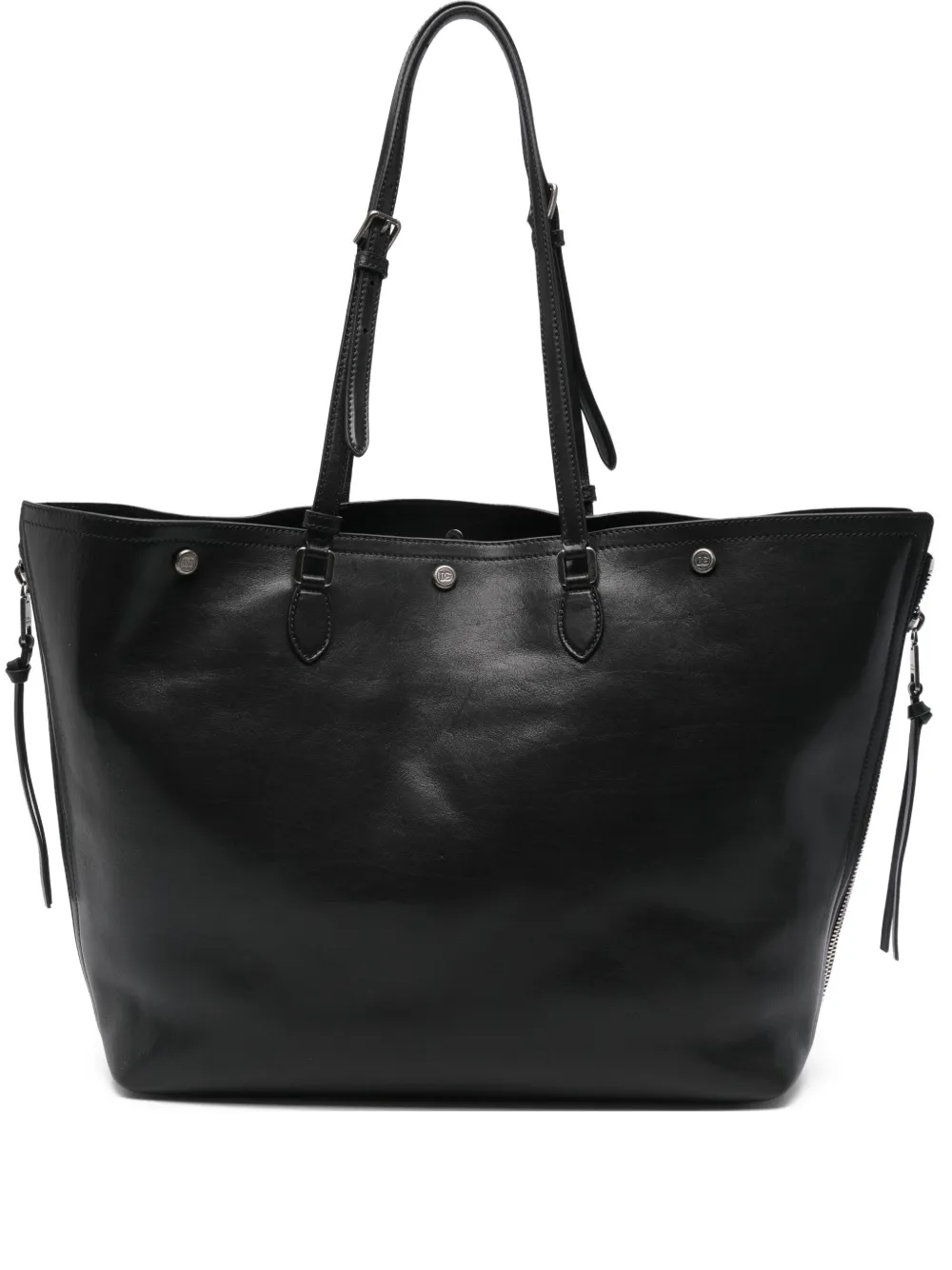 Dolce & Gabbana Zip Ew Runway Tote Bag In Black
