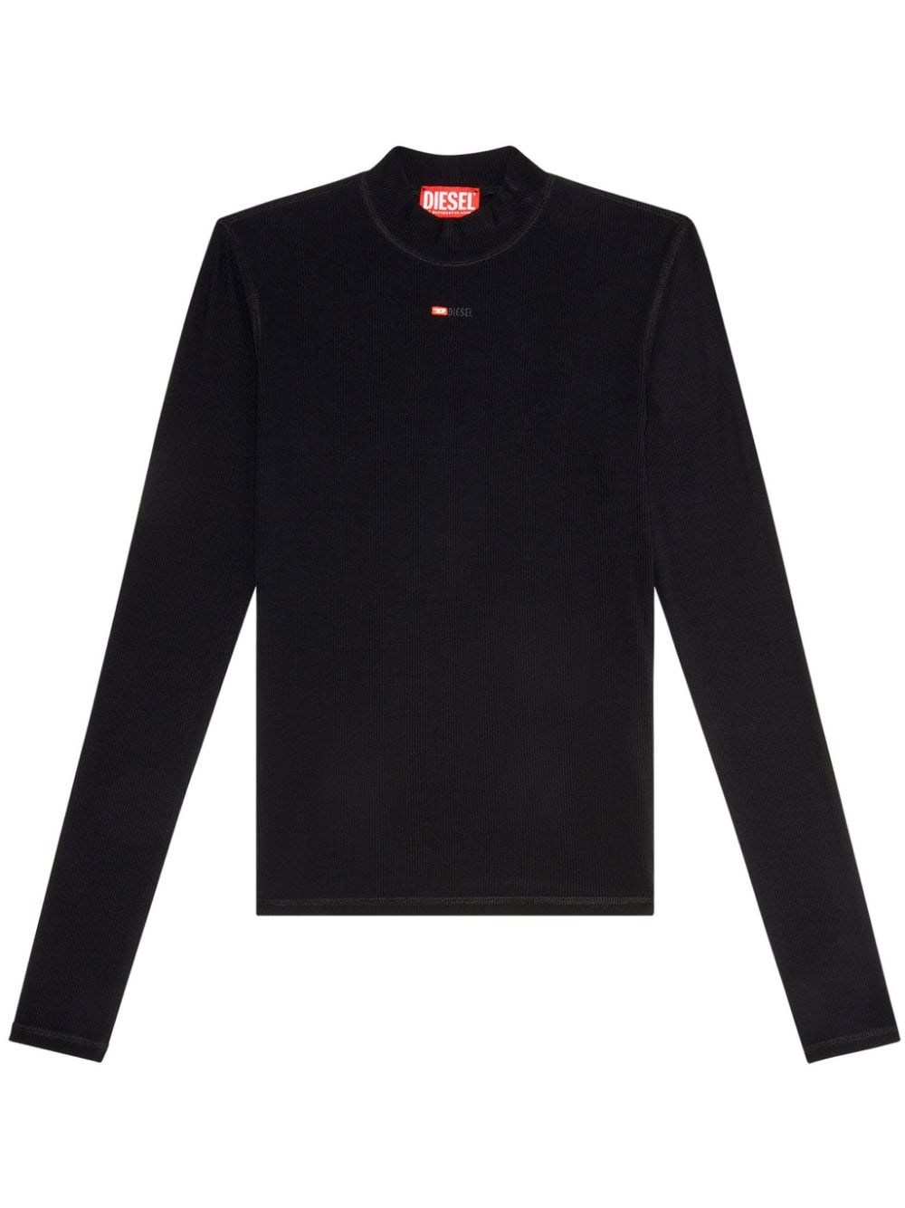 Diesel T-mokky T-shirt With Embroidery In Black