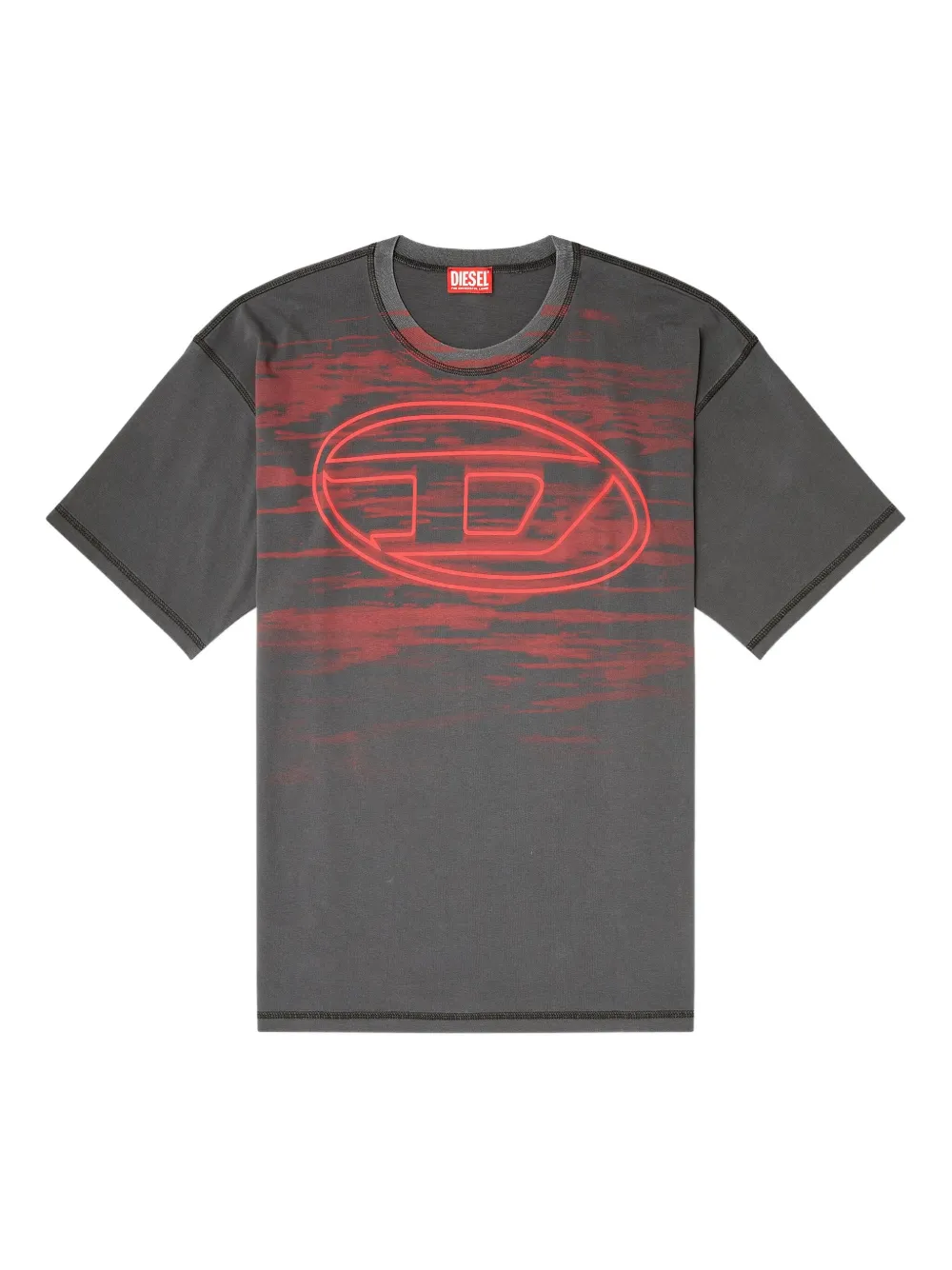Diesel T-shirts And Polos In Gray