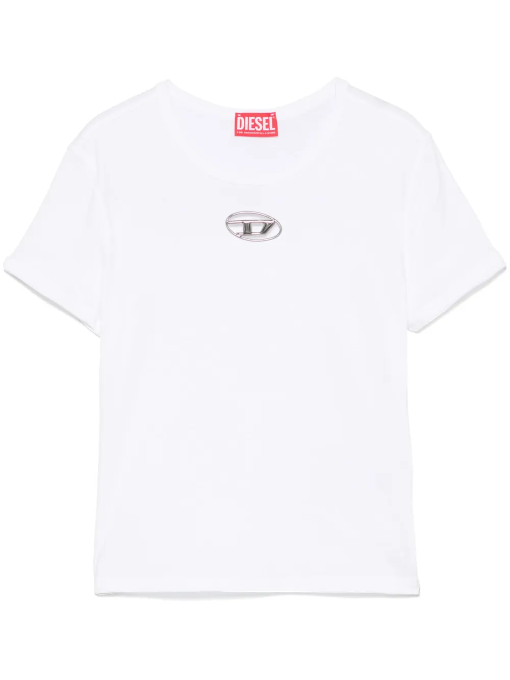 Diesel T-uncutie-long-od T-shirt In Brown