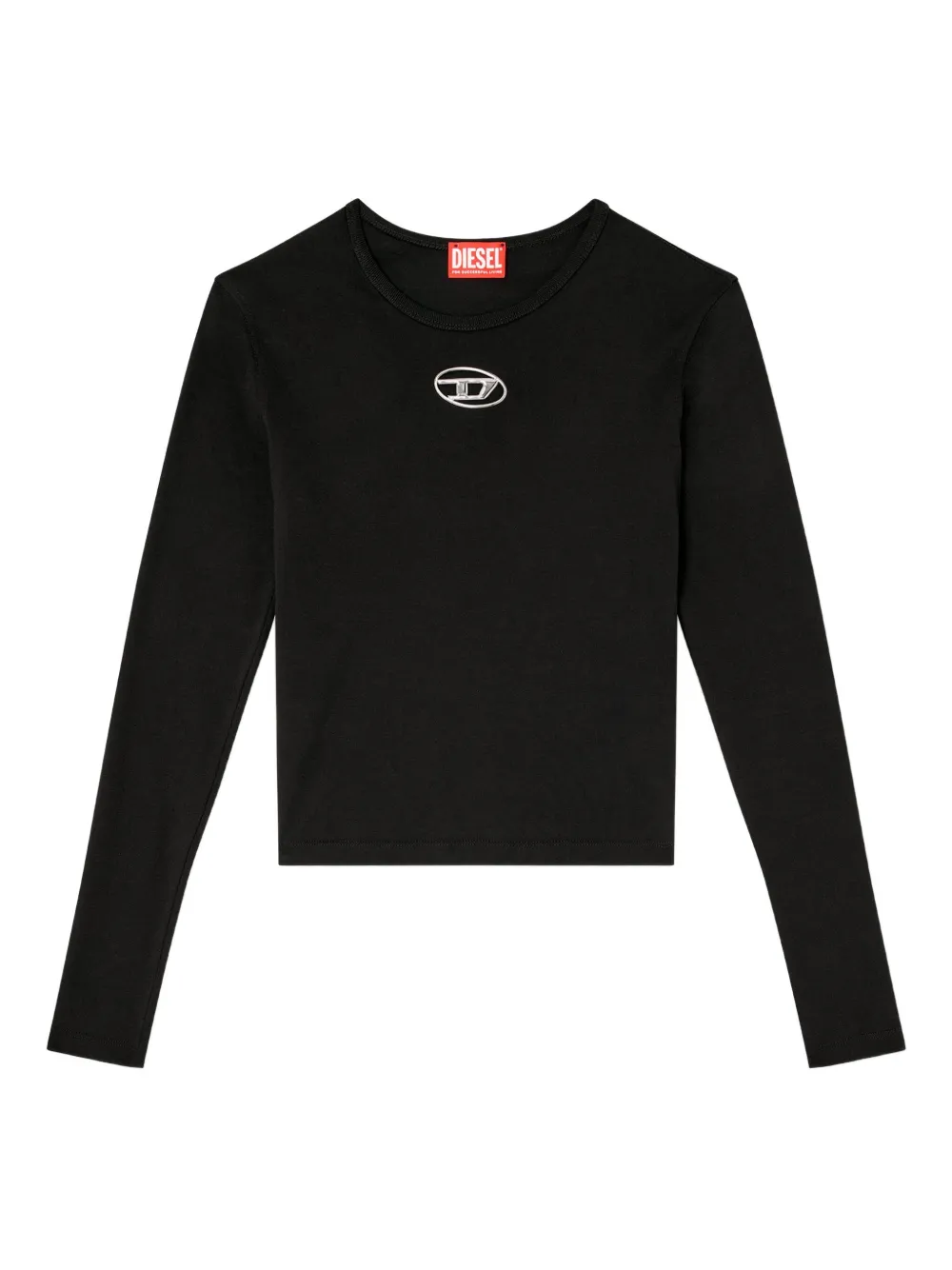 Diesel Women Uncutie T-shirt With Cut-out Detail In Black