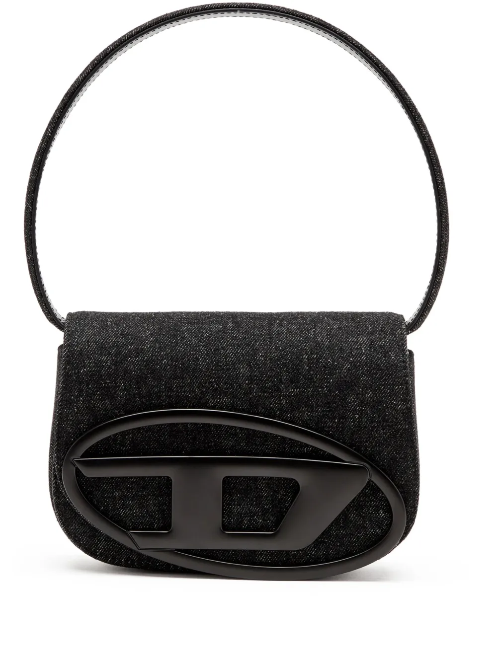 Diesel Women 1dr Leather Shoulder Bag In Black