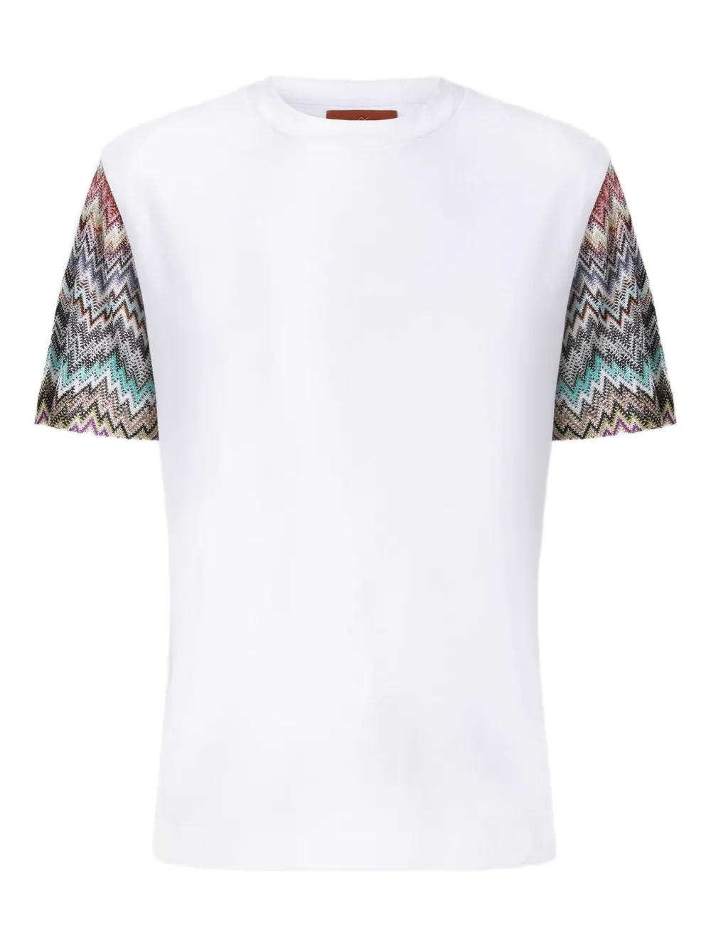 Missoni T-shirt With Zigzag Pattern In White