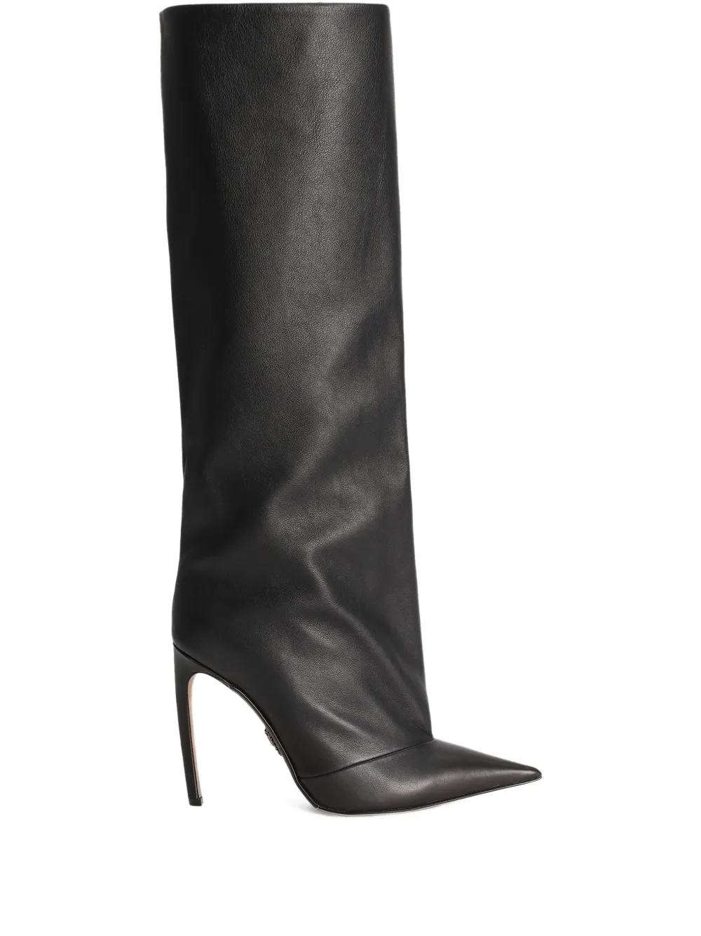 Dolce & Gabbana Devotion 105mm Knee-high Boots In Black