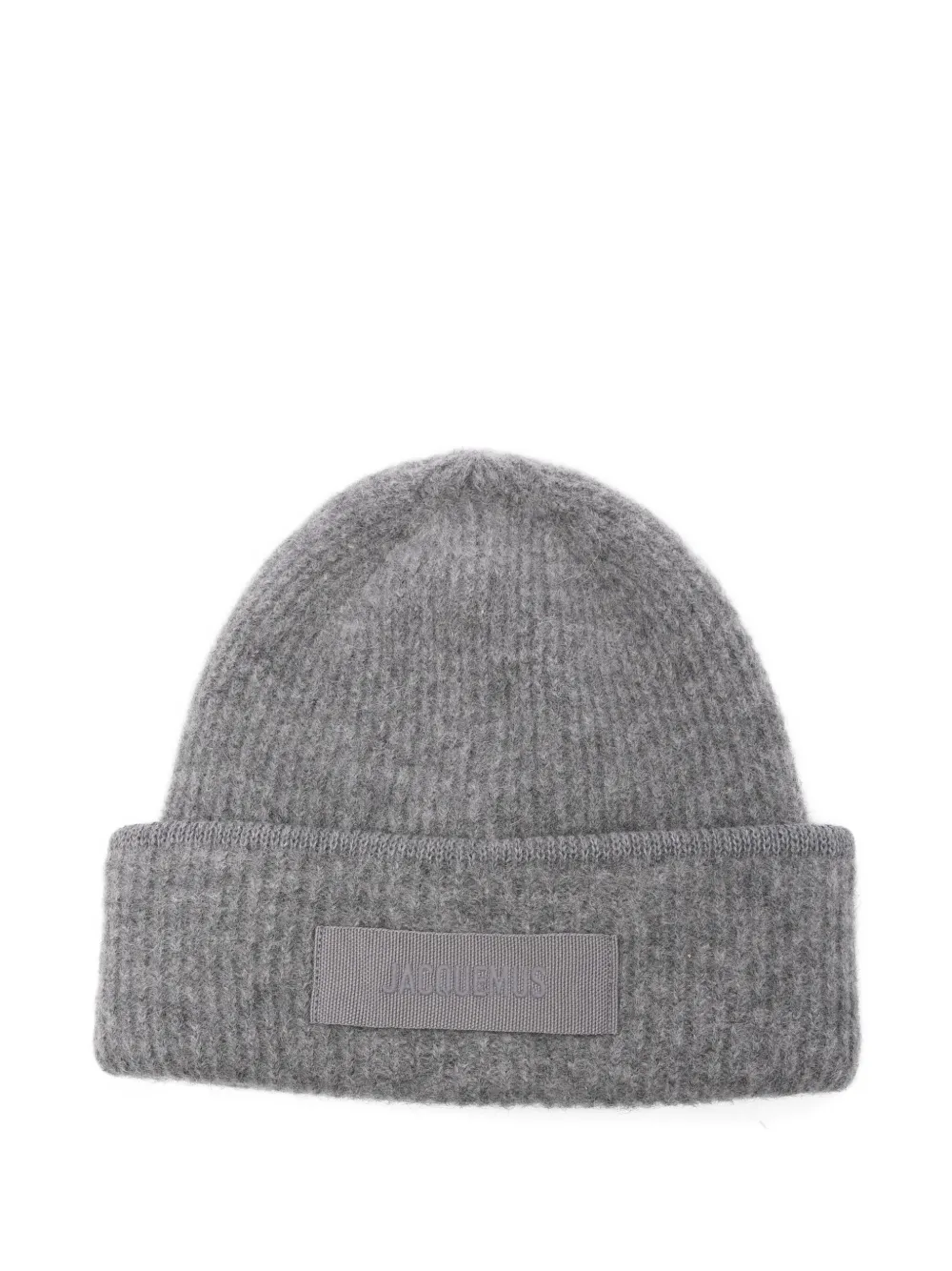 Jacquemus Le Bonnet Grosgrain Hat In Gray