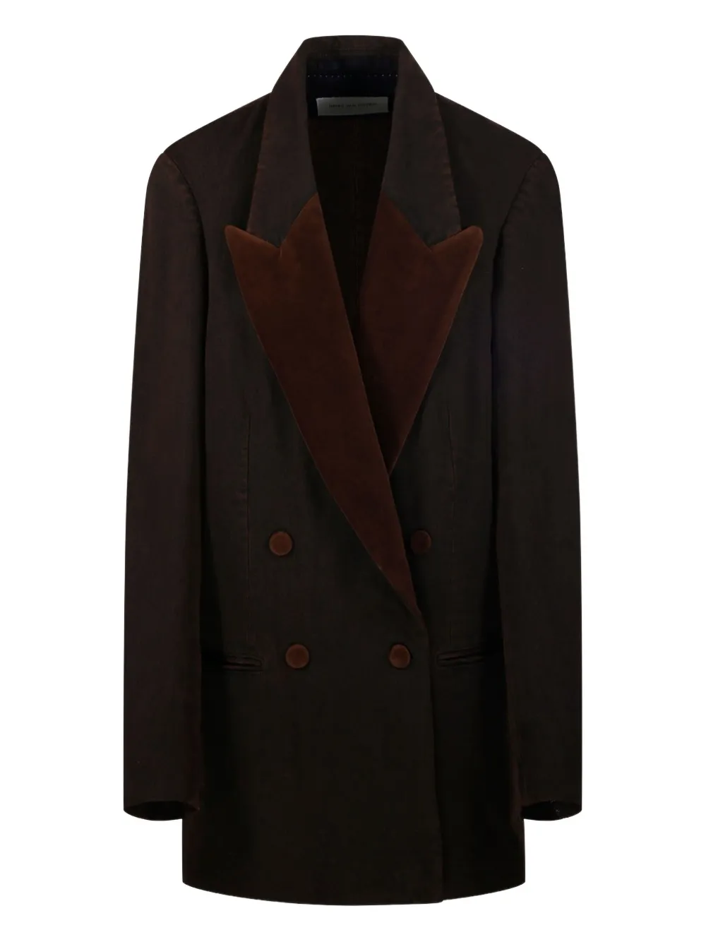 Dries Van Noten Women Blink Tux Den 2397 W.w. Jacket Brn In Brown