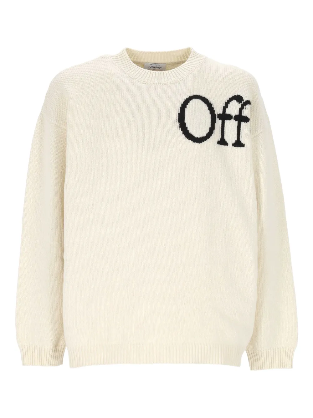 Off-white Bookish Sweater In Neutral