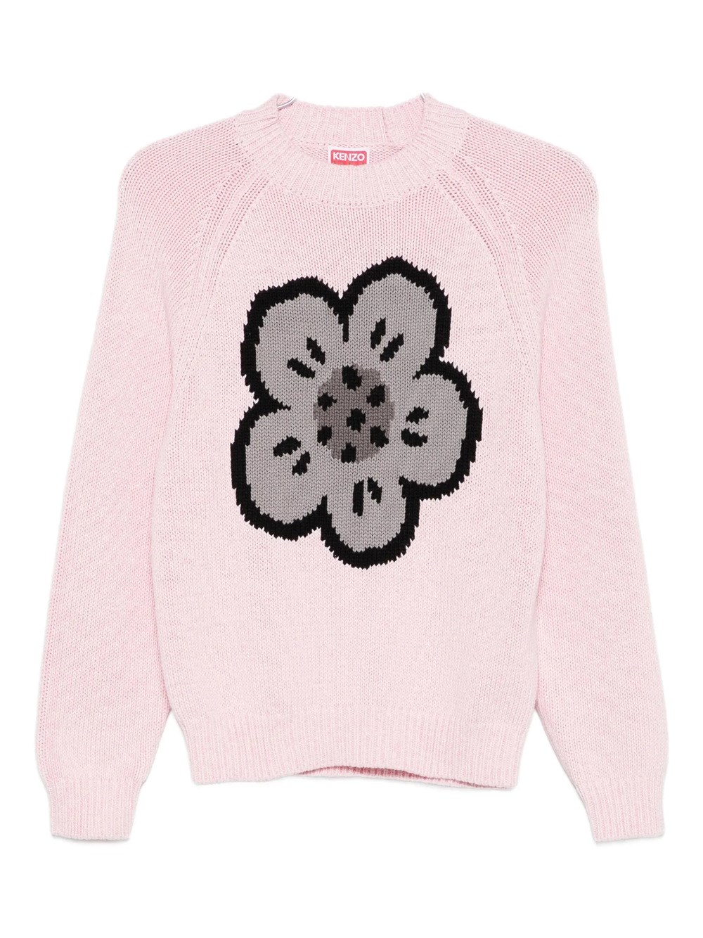 Kenzo Floral Crewneck Sweater In Multi